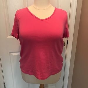 Talbots Pink V-Neck TShirt
